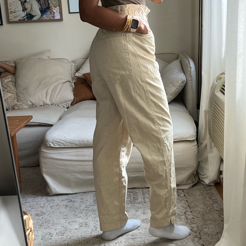 H&M linen-style pants, size XS
